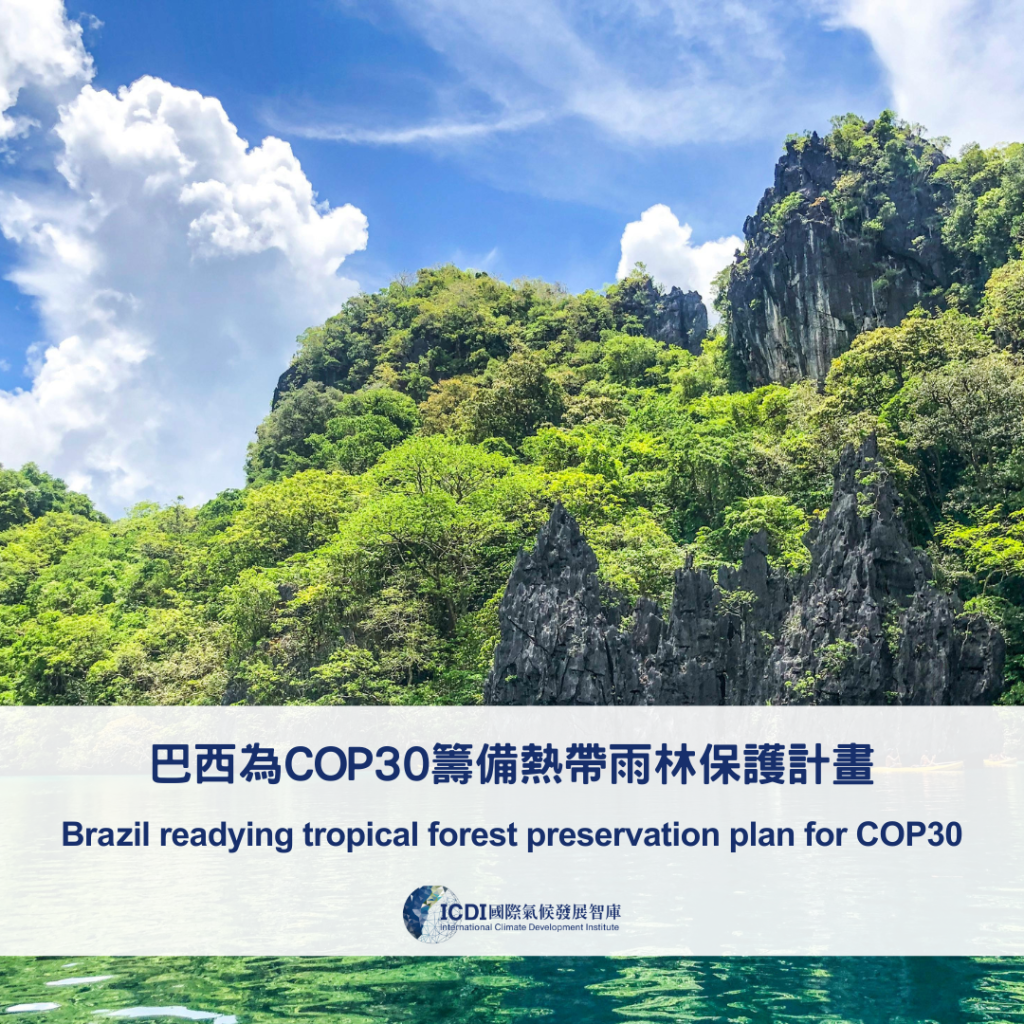 巴西為COP30籌備熱帶雨林保護計畫